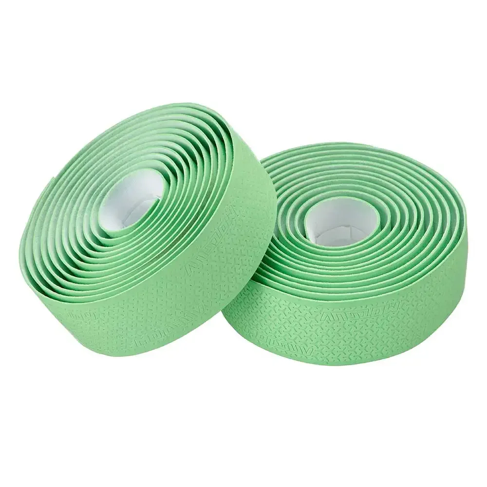 Cork Eva Damping Tape 2 Rolls Road Bike - Cork EVA PU Anti-Vibration Wrap |  Green Cycling Bar Tape 84.65 Inches Handlebar Tape