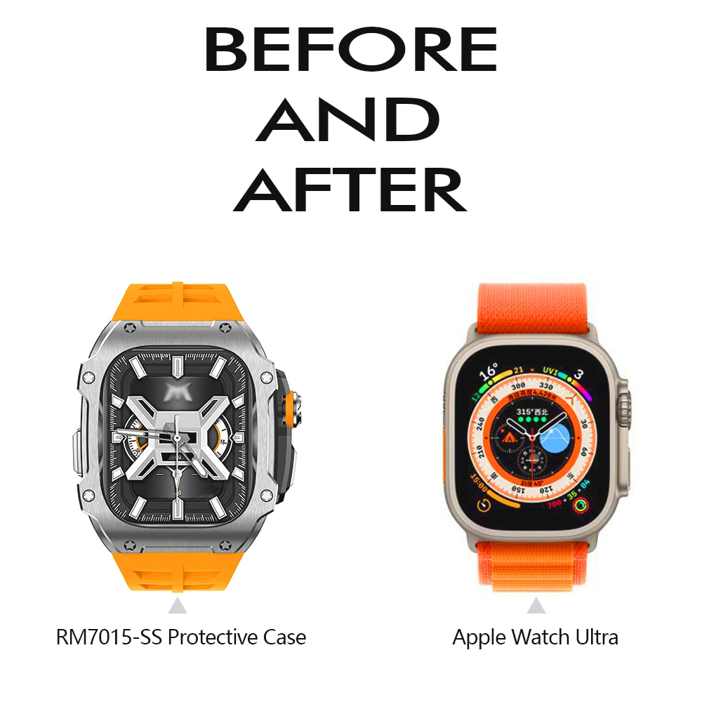  ġ  ̽ Ŀ  ŰƮ, 316L θ ƿ ȯ ȣ, iwatch ̽, Ultra1, 2, 49mm