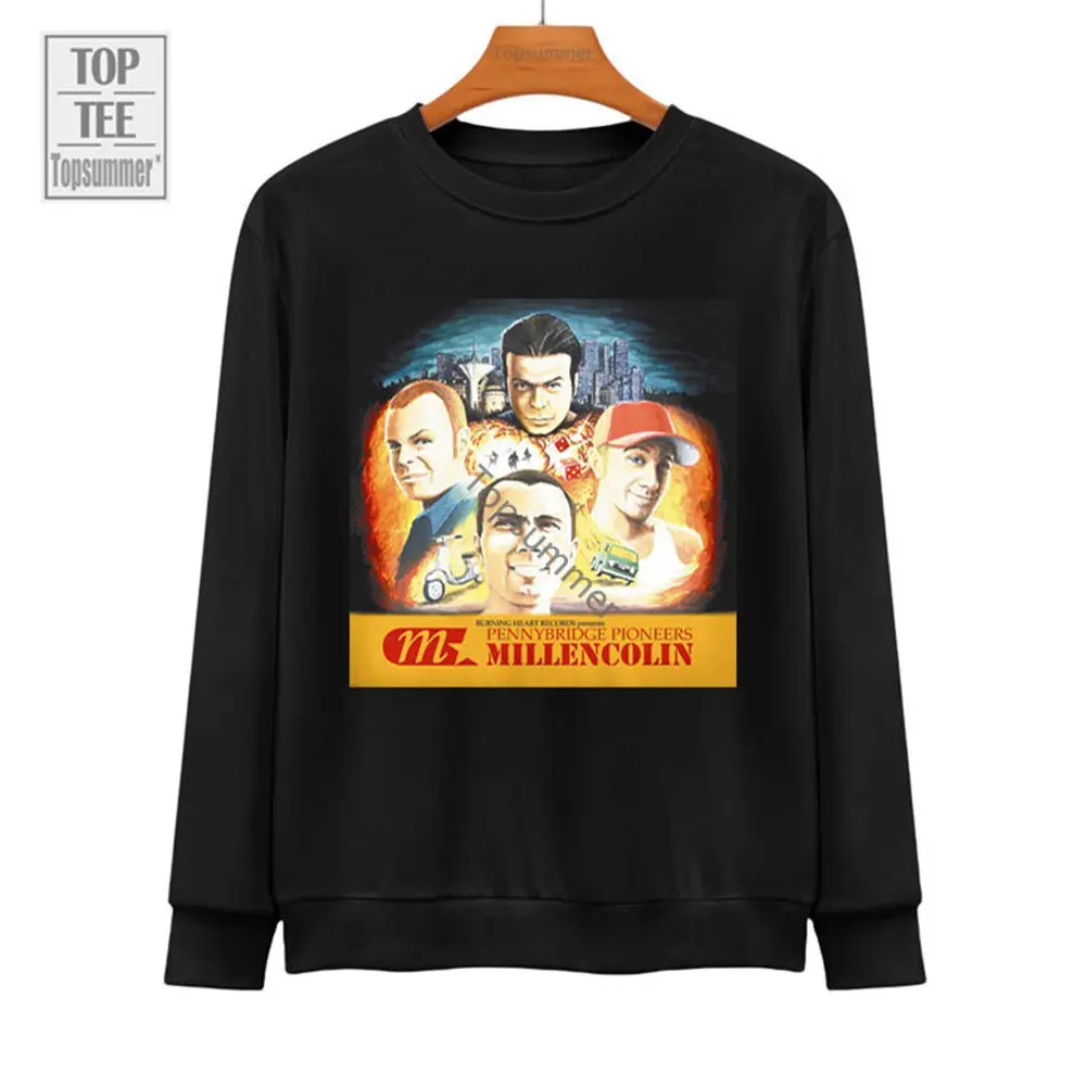 

Pennybridge Pioneers Album Hoodies Millencolin Tour Hoodie Teens Pop Trend Graphic Print Sweatshirts
