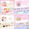 KPOP Korean Ins Cute Animals Washi Tape Hand Account Decorative Tape Collage Planner DIY School Stationary Stickers 1