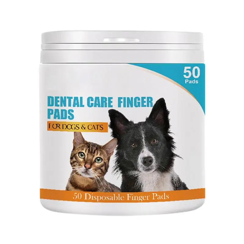 

50 шт., зубная щётка для собак и кошек