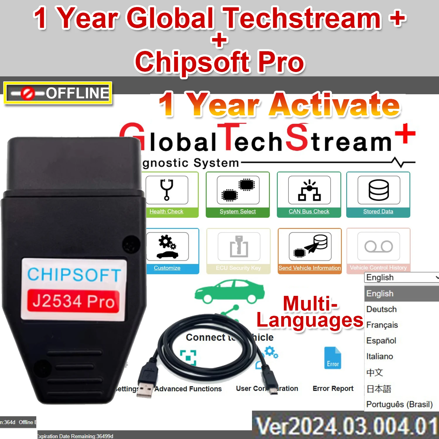 GTS+ グローバルテックストリーム+ V2025.04.001 トヨタ/レクサス用1