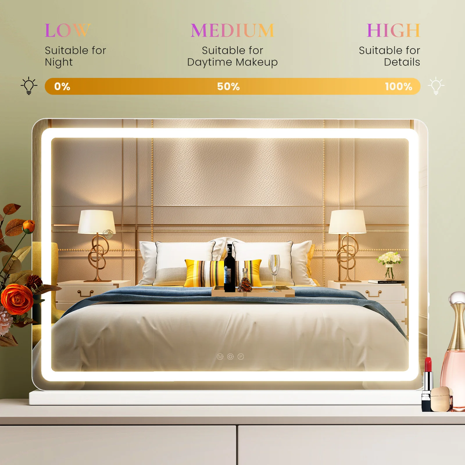 LED Lighted Vanity Mirror 2