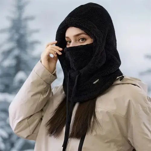 Winter Warm Balaclava Thermal Windproof Hood Motocycle Face Cover Polar Fleece Adjustable Cycling Neck Moto Full Mask Outdoor - Image 11