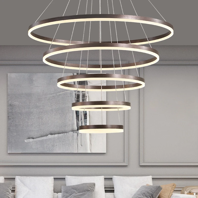 5-Ring LED Ceiling Chandelier 1