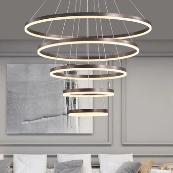 5-Ring LED Ceiling Chandelier 1