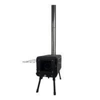 Outdoor Camping Cooking Stove Portable Hornillo Wood-burning Stove Camping Tent Fogao Cooker tool 2