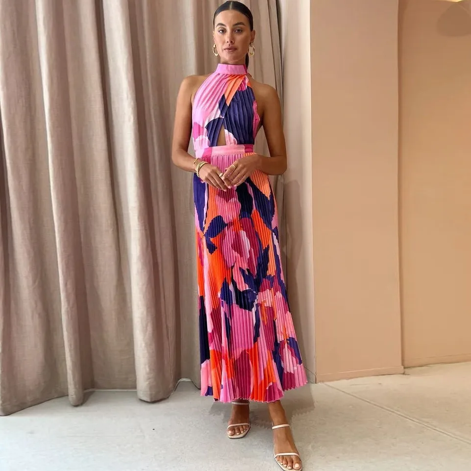 

African Dresses For Women 2023 New African Clothes Dashiki Flower Print Ankara Dresses Bazin Traditional Robe Africa Dress