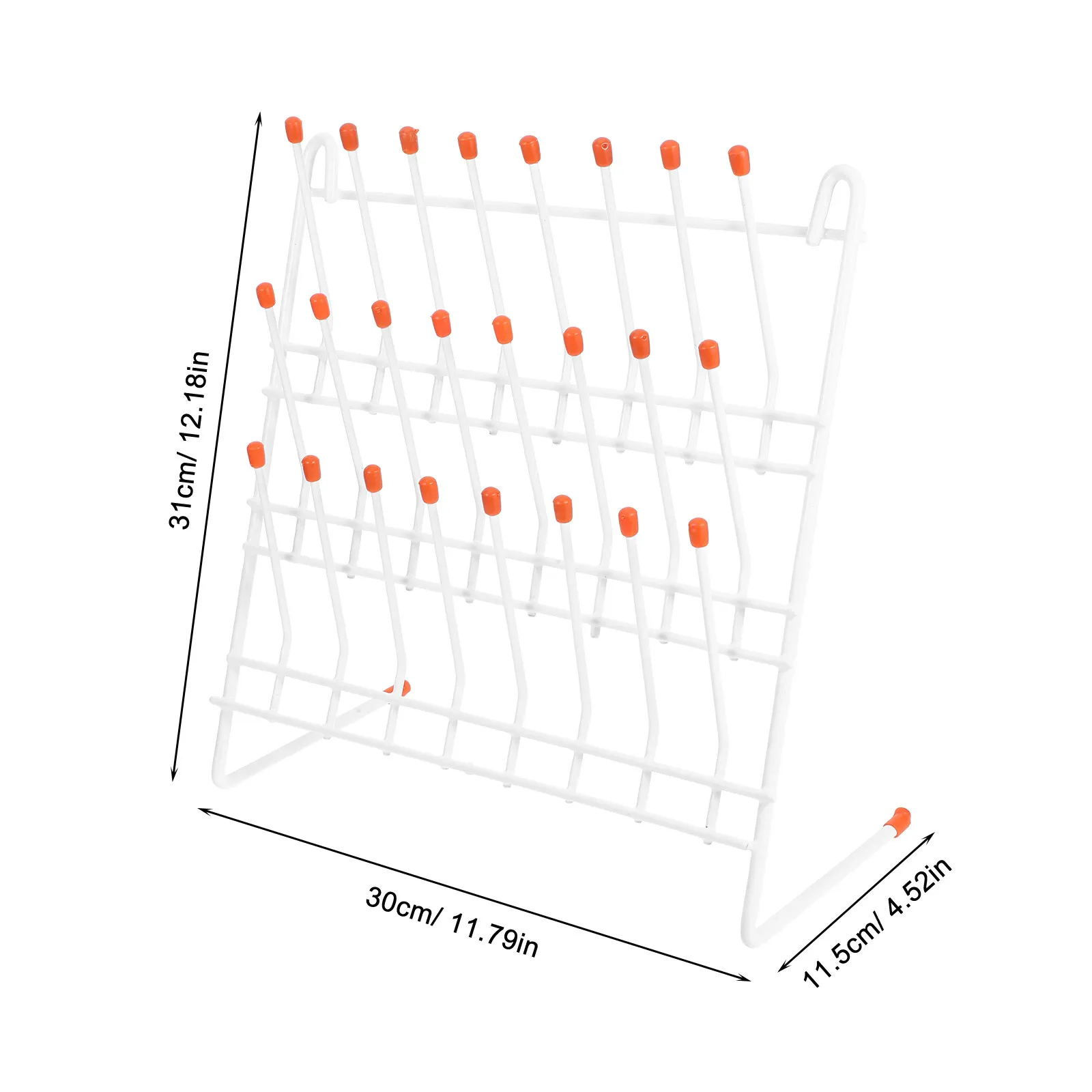 1Pcs 테스트 튜브용 고급 금속 실험실 배수 랙 비커 건조 스탠드 견고한 경량 실험실 장비 과학
