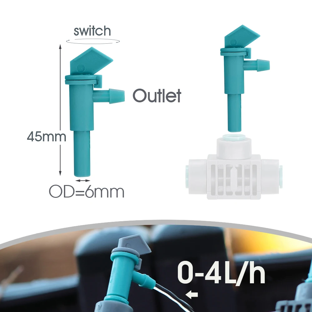 �����̵� ���� ����ũ�� �������� �޼� �����̵�, ������ 1/4 ��ġ Barb x OD-6.0mm, 4L/H, ���� Ǫ�� ��Ʈ��, ���� �½� ����, 20 ��