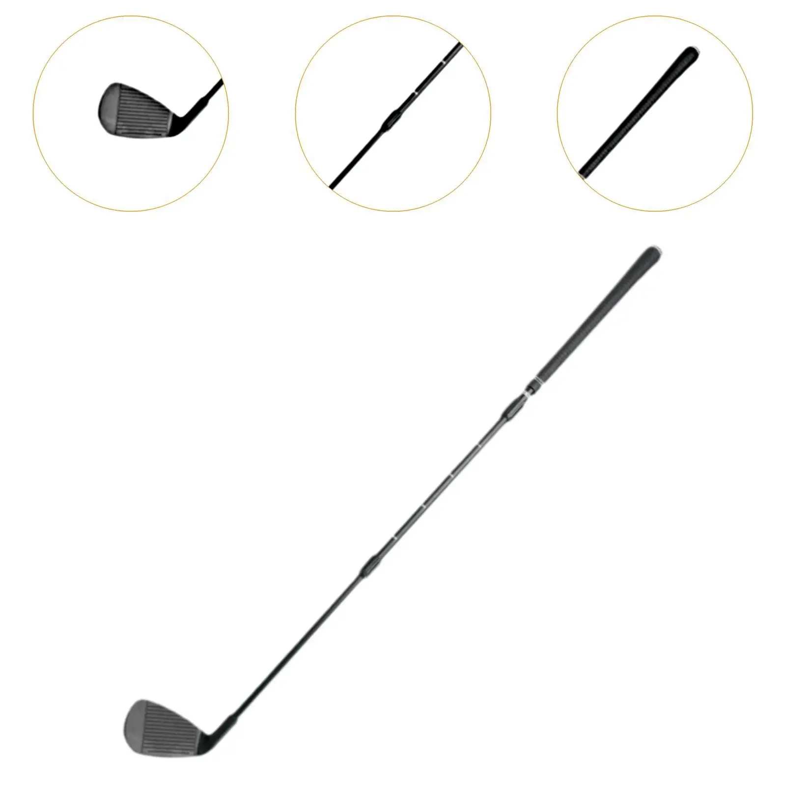 Golf Chipper Club Adjustable Beginners Training Outdoor Golfer Gift Accessory Golf Wedge Golf Chipping Practice Club with Scale