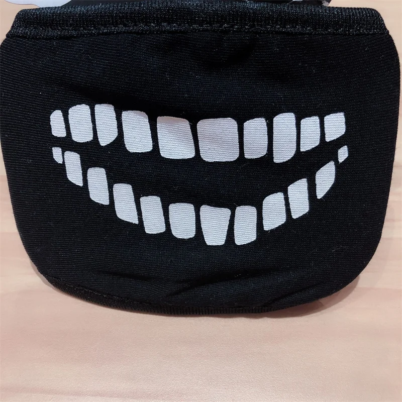 Reusable Washable Cartoon Face Cotton Mask - Dustproof, Anti-Pollution Fabric Mask