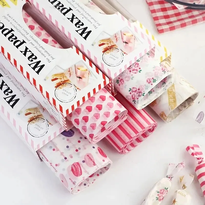 Wax Paper Food Wrappers 50Pcs