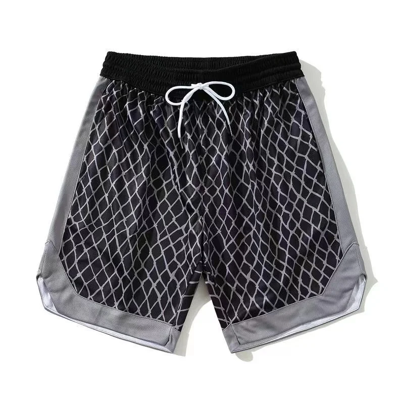 

Шорты мужские спортивные в полоску, дизайнерские дышащие эластичные штаны для баскетбола и фитнеса, лето