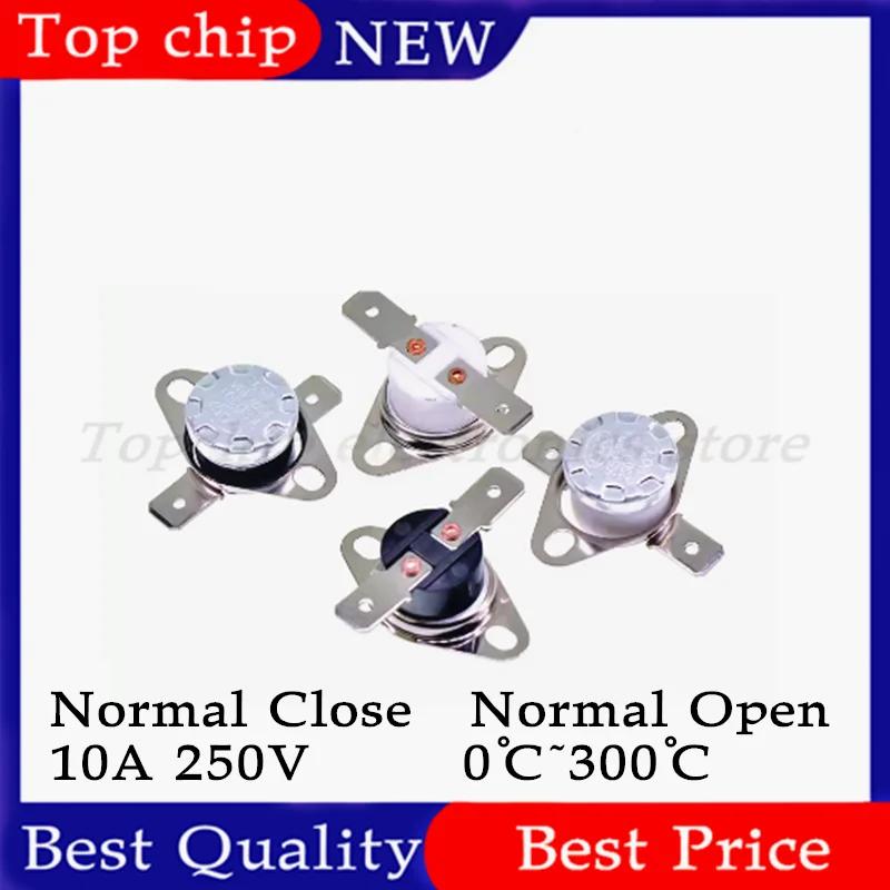 5PCS Termostato KSD301 - Interruttore Controllo Temperatura Per Elettrodomestici E Riscaldamento (60&deg;C)