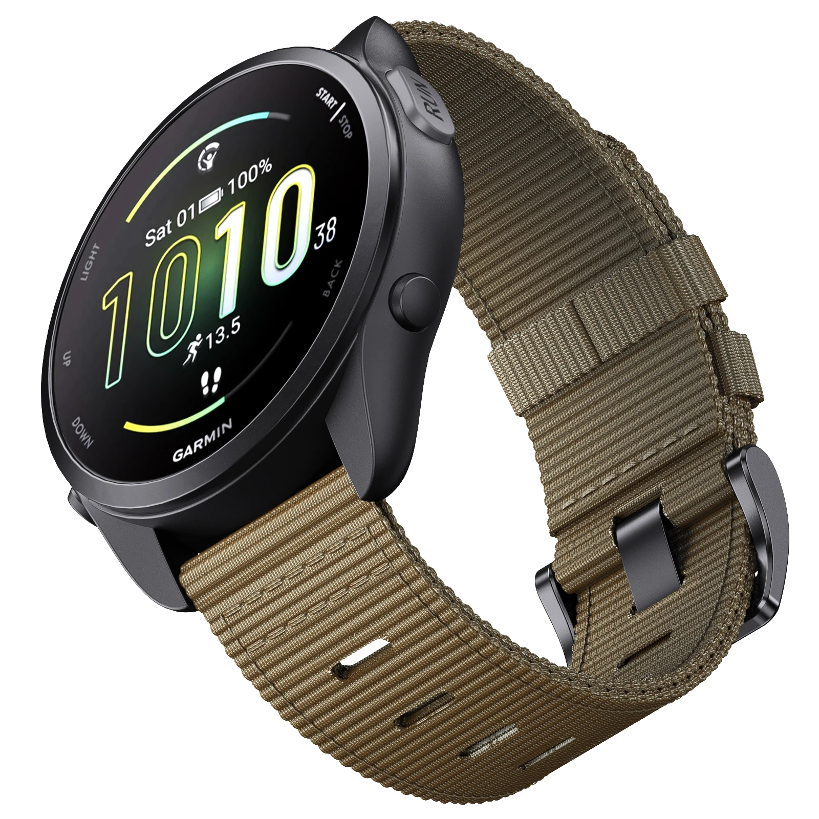Universal Easy Fit Wristband: 20/22mm Adjustable Strap