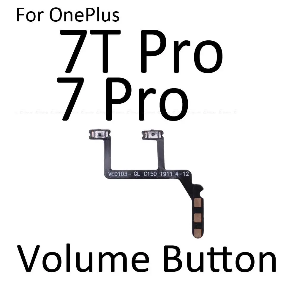 On Off Power Volume Button Silent Switch Flex Cable Replacement