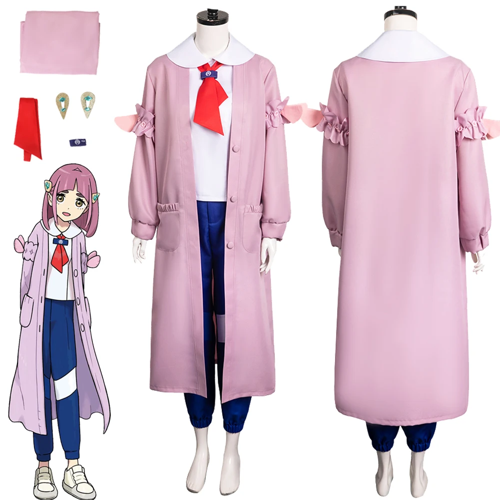 

Lacey Cosplay Fantasia Anime Game Scarlet Violet Costume Disguise for Adult Women Clothes Jacket Pants Halloween Carnival Suit