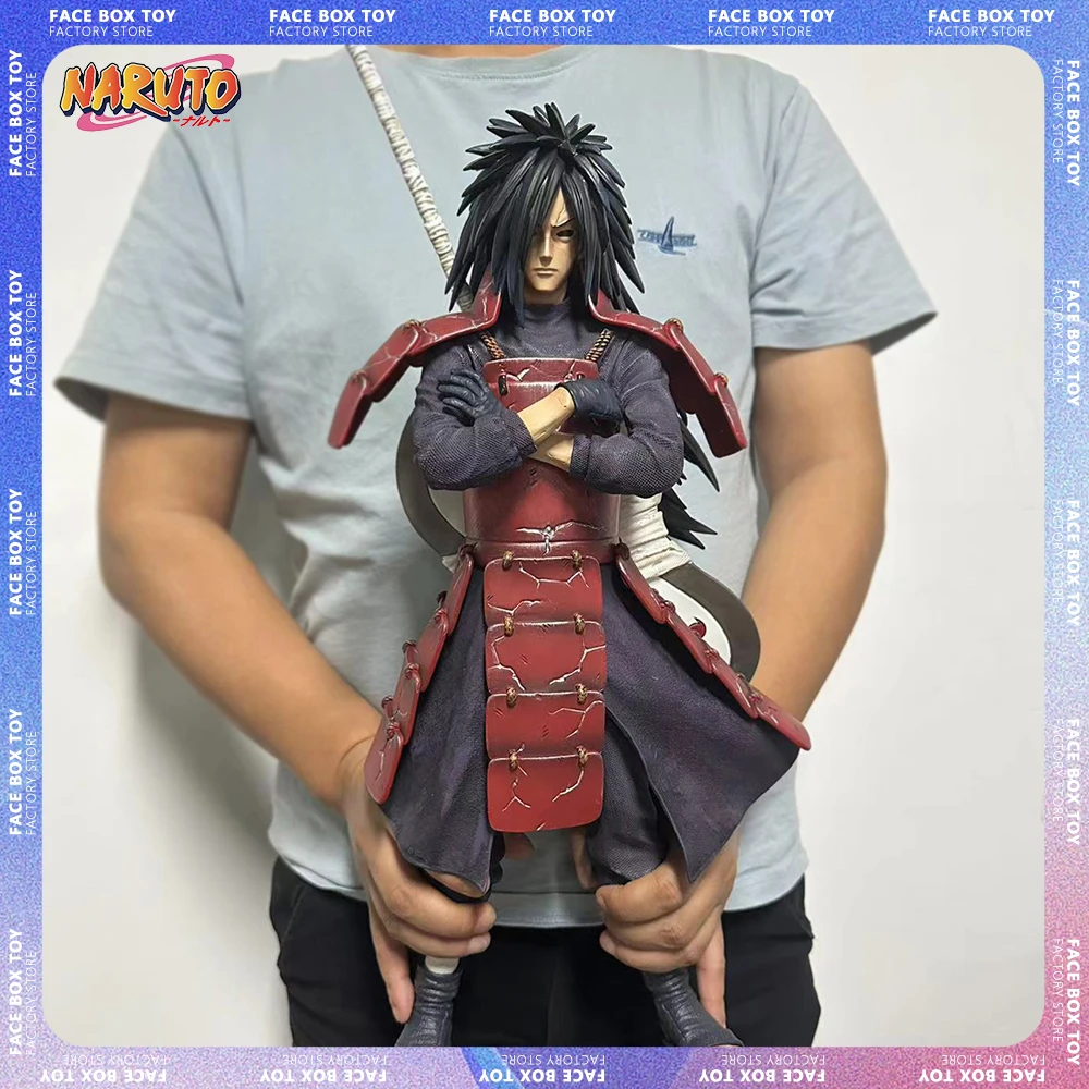 

51cm Naruto Anime Figures Uchiha Madara Action Figures Madara Extra Large Figurine PVC Model Doll Collectible Ornament Toy Gifts