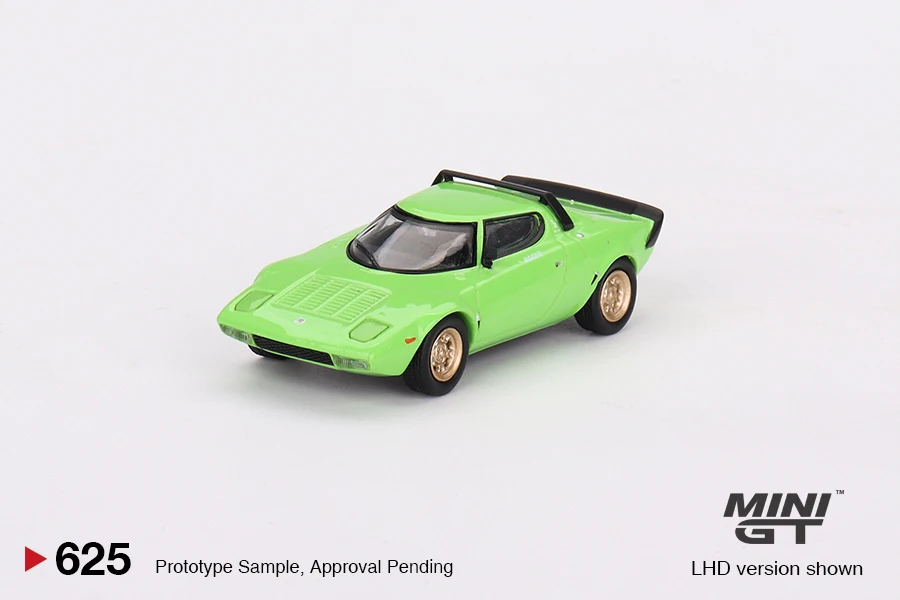 

**Pre-Order** MINI GT 1:64 Lancia Stratos HF Stradale Verde Chiaro Green Diecast Model Car