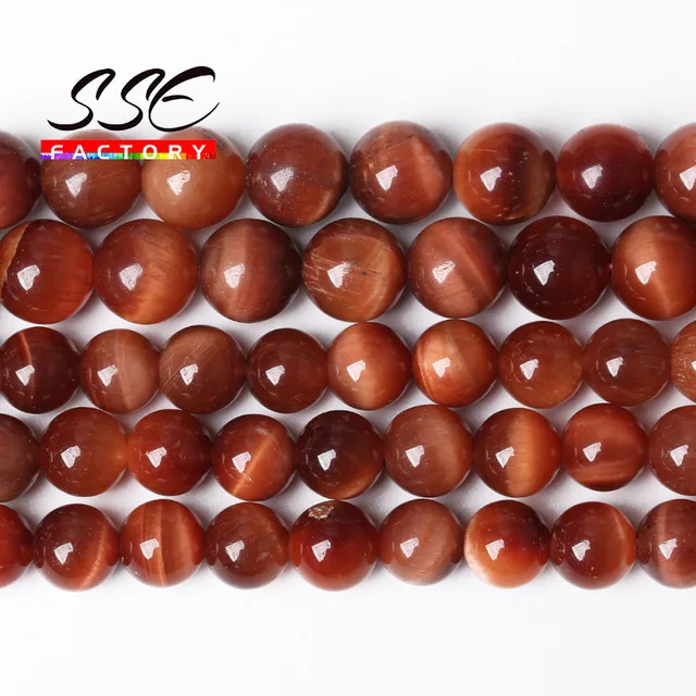 5A Quality Natural Stone Blue Tiger Eye Beads Round Loose Beads 6 8 10 12mm For Jewelry Making DIY Charm Bracelet 15