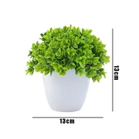 Artificial Plants Potted Mini Green Bonsai