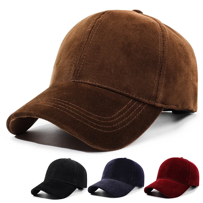 Mode Wildleder Baseball Caps Für Männer Frauen Herbst Winter Solide Retro Snapback Golf Hut Unisex Straße Einstellbare Sun Caps Gorras