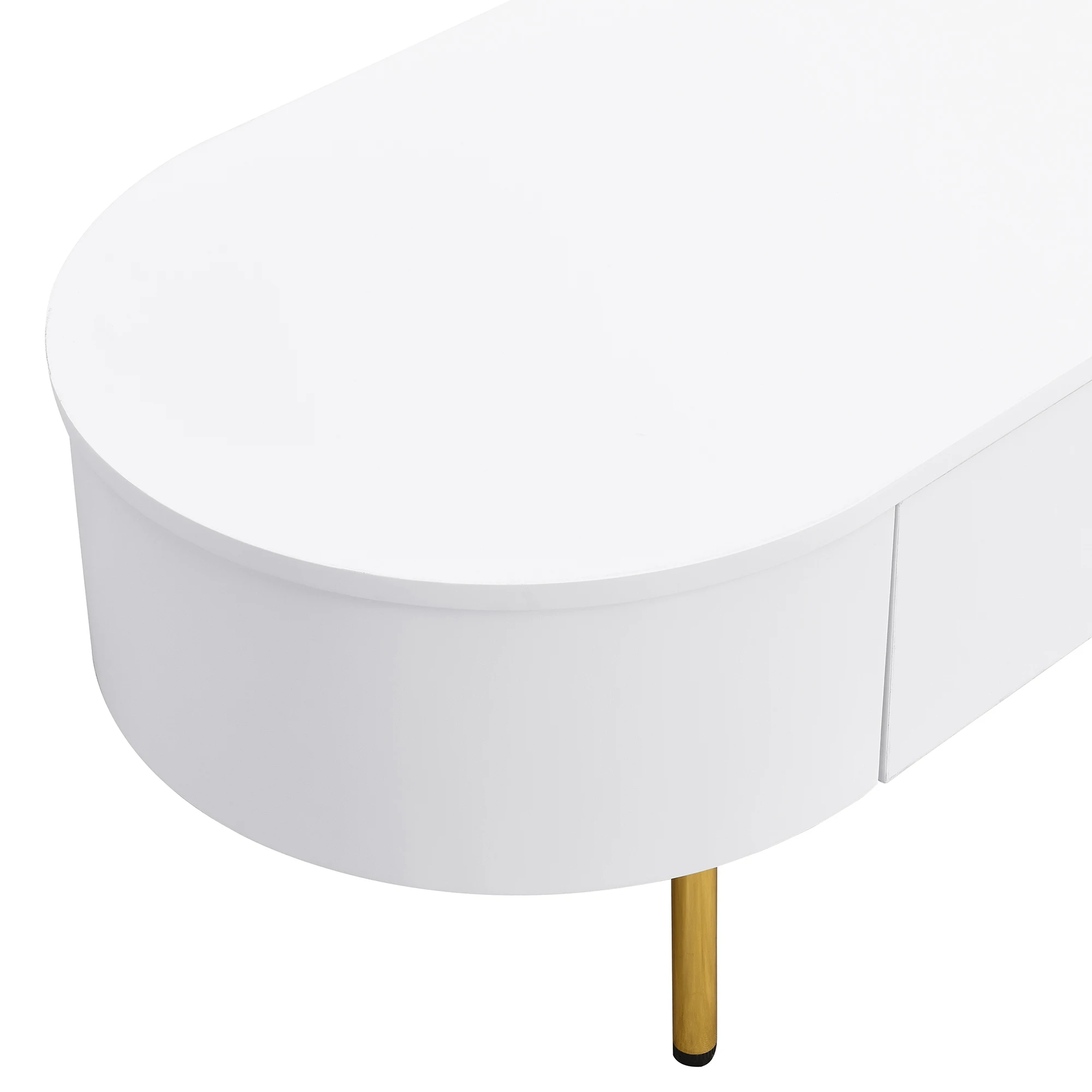 Leichte Luxus-TV-Schrank- und Couchtischkombination, Wohnzimmerkombination, mit Schubladen, abgerundeten Ecken – Detail 25