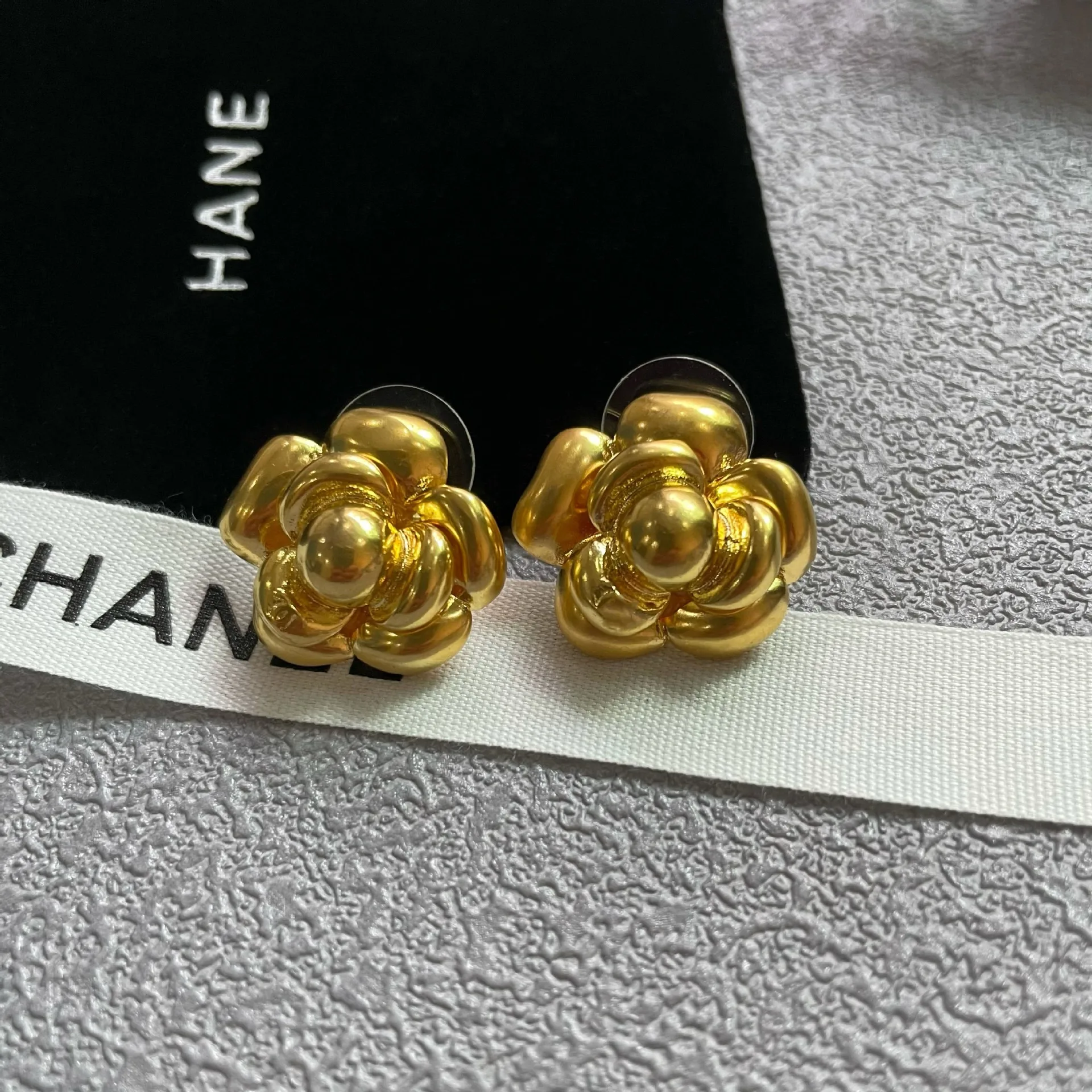 ライオンホールマーク　銀製花瓶　116g/高さ18.3㎝　東Y7-0630⭐︎2F Wholesale Vintage Metal Gold Color Flower Big Earrings for