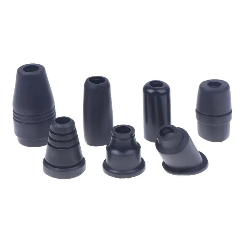 2PCS Black Motorcycle Scooter CG125 GN125 YBR125 YBR250 TTR225 GN250 Mirror Seal Dust Proof Sleeve For 125cc 150cc 250c