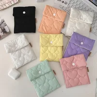Girls Sanitary Pad Pouch Portable Women Tampon Storage Bag Napkin Cosmetic Bags Organizer Mini Makeup Lipstick Holder Wallet Bag 1