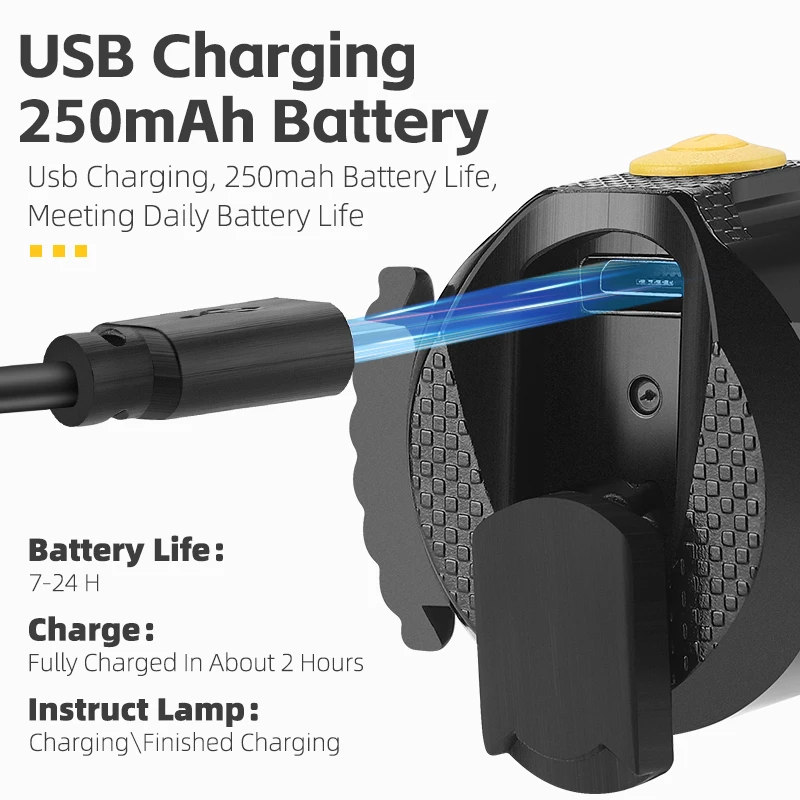 WEST BIKING 휴대용 자전거 미등, IP64 방수, USB 충전 자전거 후미등, 7 가지 모드, 사이클링 안전 LED 라이트, 자전거 램프