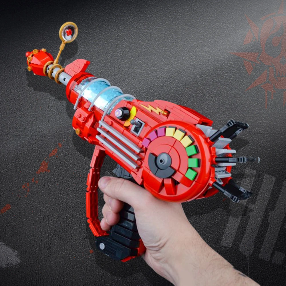 

MOC Call of Duty Ray Gun Building Blocks Video Game Wonder Weapon Model DIY Bricks Birthday Gift Assembly Toy Set for Kids Adult