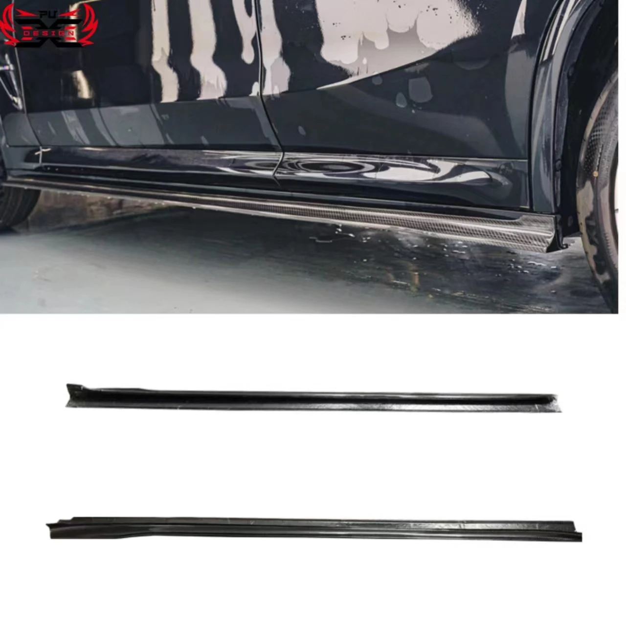 

Carbon Fiber Side Skirt For BMW X3M F97 X4M 2019-2021 Side Bumper Lip Side Lower Retrofit accessories Body Kit