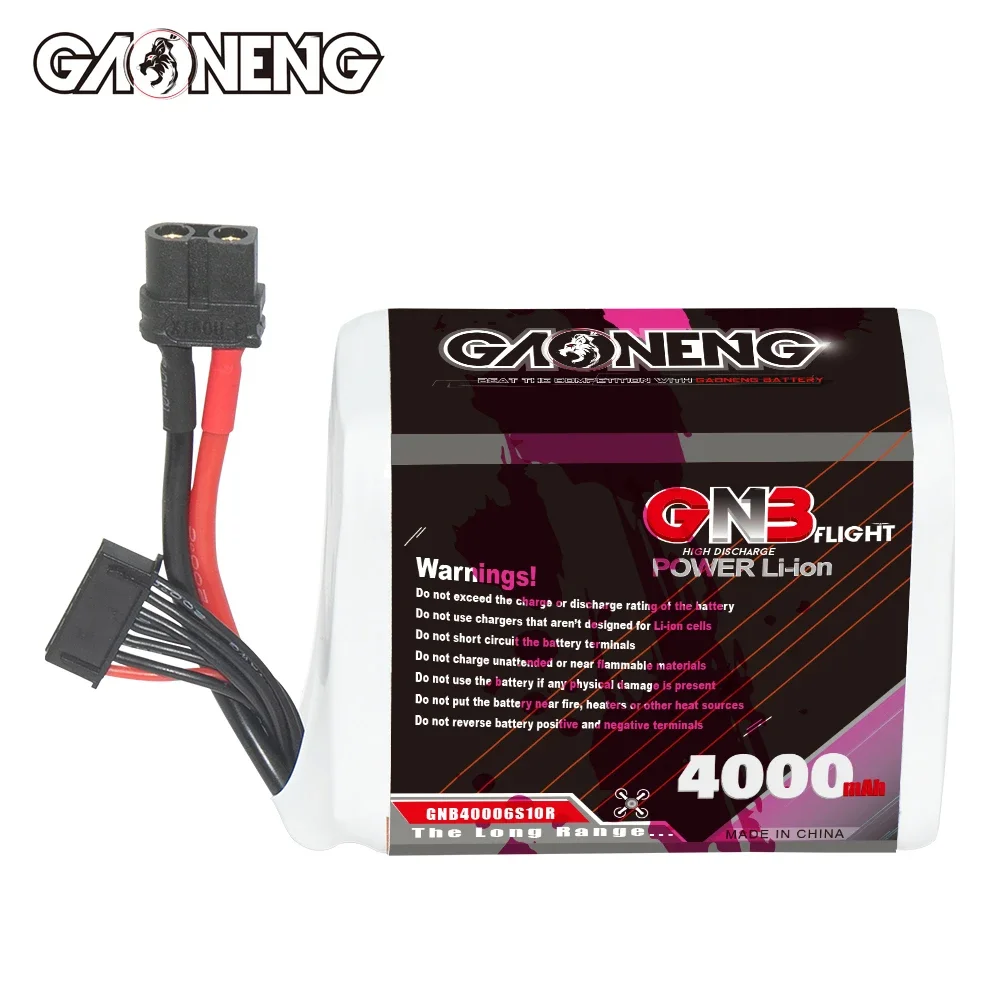 GAONENG GNB 4000mAh 6S 10C 20C 22.2V XT60 21700 Li-ion Battery 7 Inch 300mm To 380mm FPV