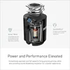 Moen GXP33C Lite Series PRO 1/3 HP Compact Continuous Feed Garbage Disposal for Kitchen Sink, Power Cord Included 6