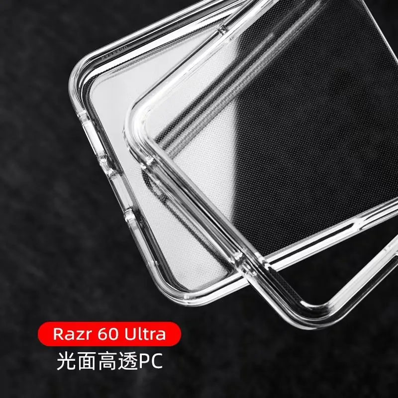 Glossy Transparent Shockproof Hard Cover Case