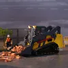 1/14 RC Hydraulic Skid-Steer Loader SM770 RTR Radio Control Construction Vehicle RC Car Painted Model Light Sound Mini RC Toys 3