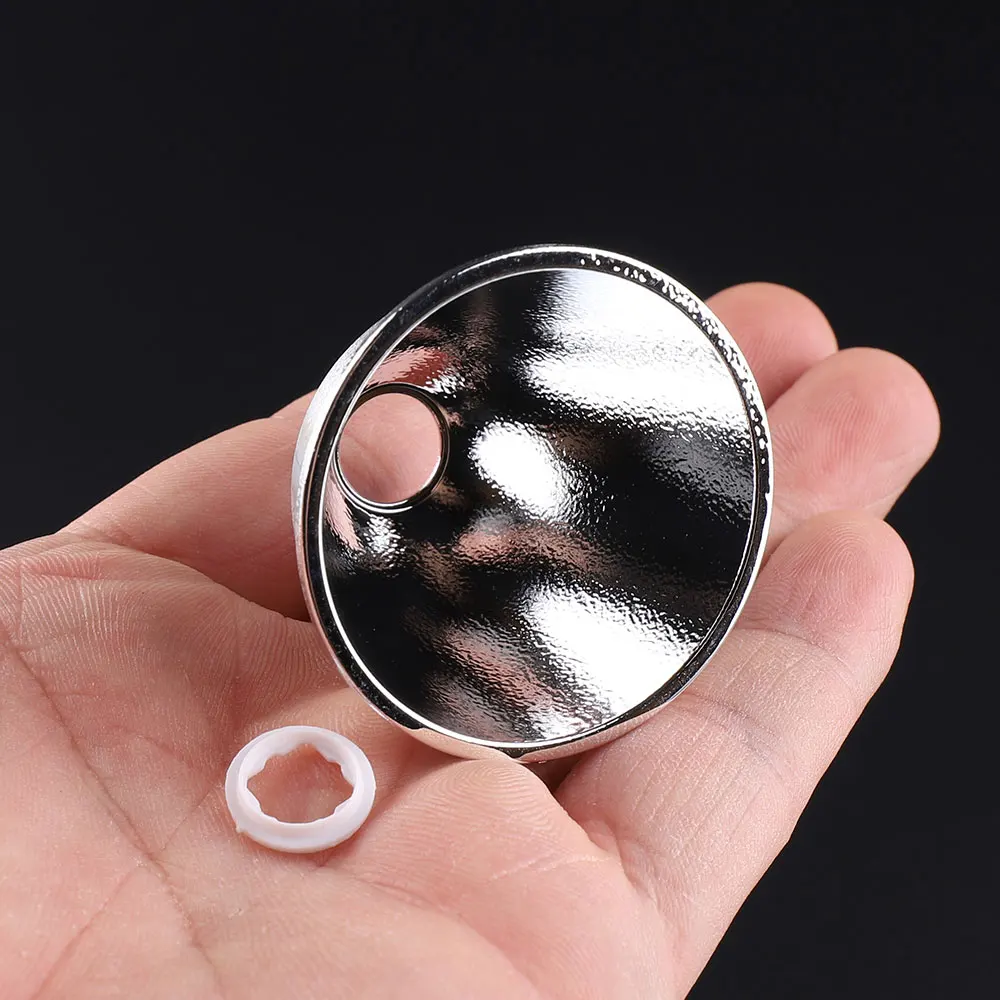 42*31.5mm OP reflector For C8 C8+ M21E with gasket 10mm bottom hole orange peel reflector suitable for XHP70 LED 1 piece led component