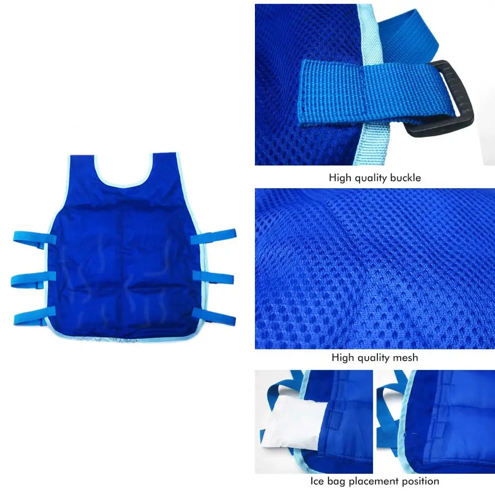 Ice Cooling Vest with Cooling Packs For Men Women Cool Shirt for Summer Hot Weather Outdoor Sports Working cooling vest