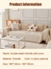 Household Four Seasons Universal Sofa Cover Cloth Anti Cat Scratch Chenille Material Sofa Cover Anti Slip Protector Sofa Towel 6