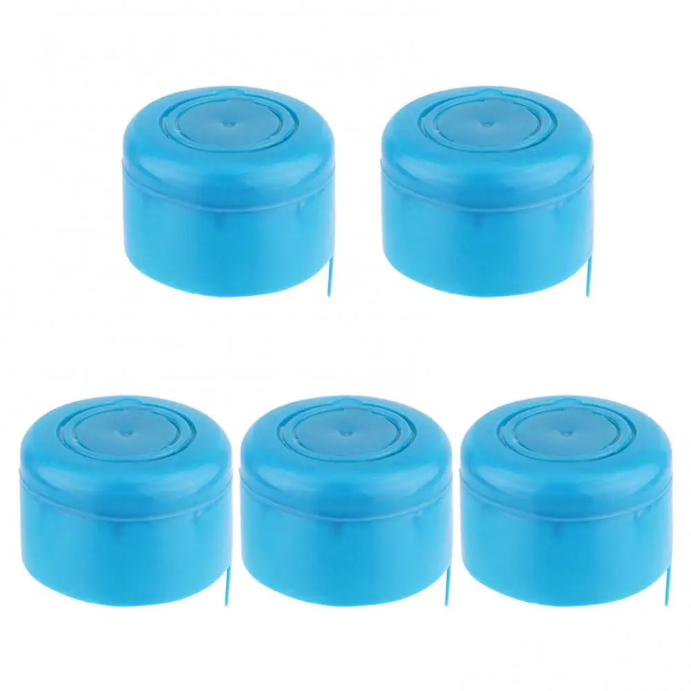 

Plastic Reusable 5Pcs 3/5 Gallon Barrelled Water Thicken Snap-on Replacement Cap