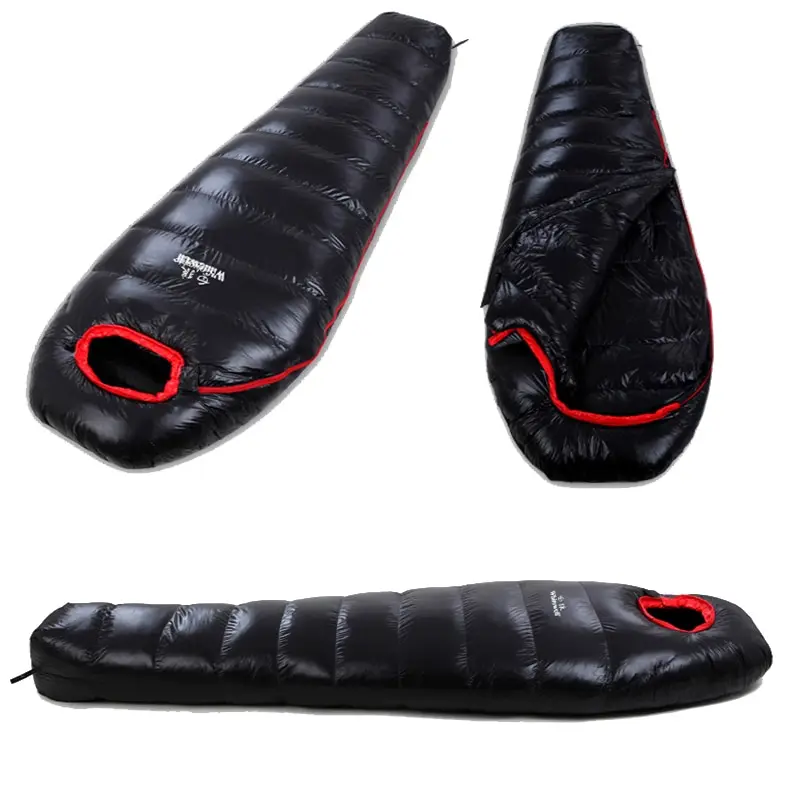 

Goose Down Sleeping Bag for Adults Ultralight Mummy Goose Down Outdoor Backpacking Camping Hiking Travel Spring Autumn Portable