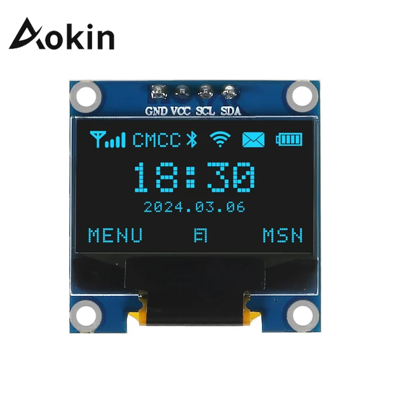 0.96 inch Oled IIC Serial White OLED Display SSD1315 128X64 I2C 12864 LCD Screen Board for Arduino oled display module