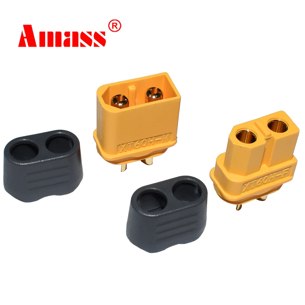 Sfb9958db1a164db1b5d78a8cc65cf972e 10 PCS Amass XT60 Female&Male Connector Plugs XT60 Connectors XT60H For RC Lipo Battery Rc Drone Airplane Accessories Wholesale