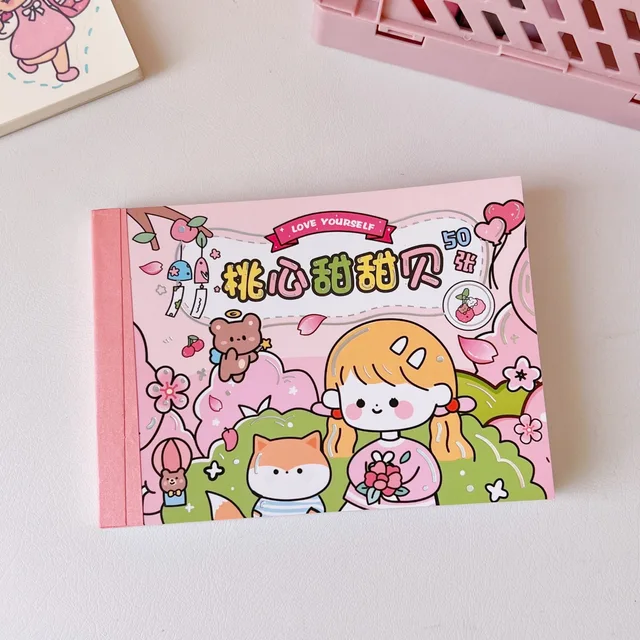 50pcs Kawaii Stickers Coil Sticker Book DIY Material Sticker Cute Planner  Stickers Korean Stationery - AliExpress