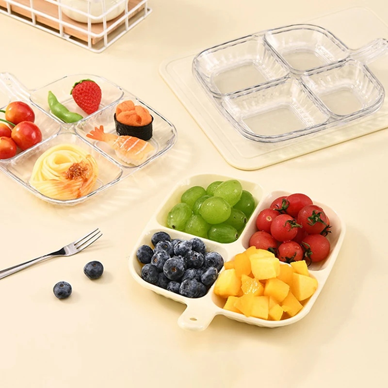 

Fruit Platter Creative Plates Storage Box Dried Fruit Snack Plates Divided Candy Dessert Plate Container