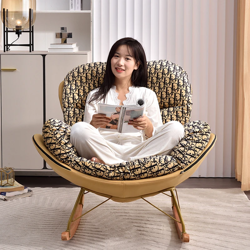 Lazy Wooden Lounge Chair Meditation Recliner Relax Living Room Bar