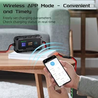 Contrôleur de charge solaire sans fil, panneau solaire intelligent, 20 A, 12V, 24V, BT, BatBR, Sochi, 20 A, MPPT, Sunrock 20Pro 6