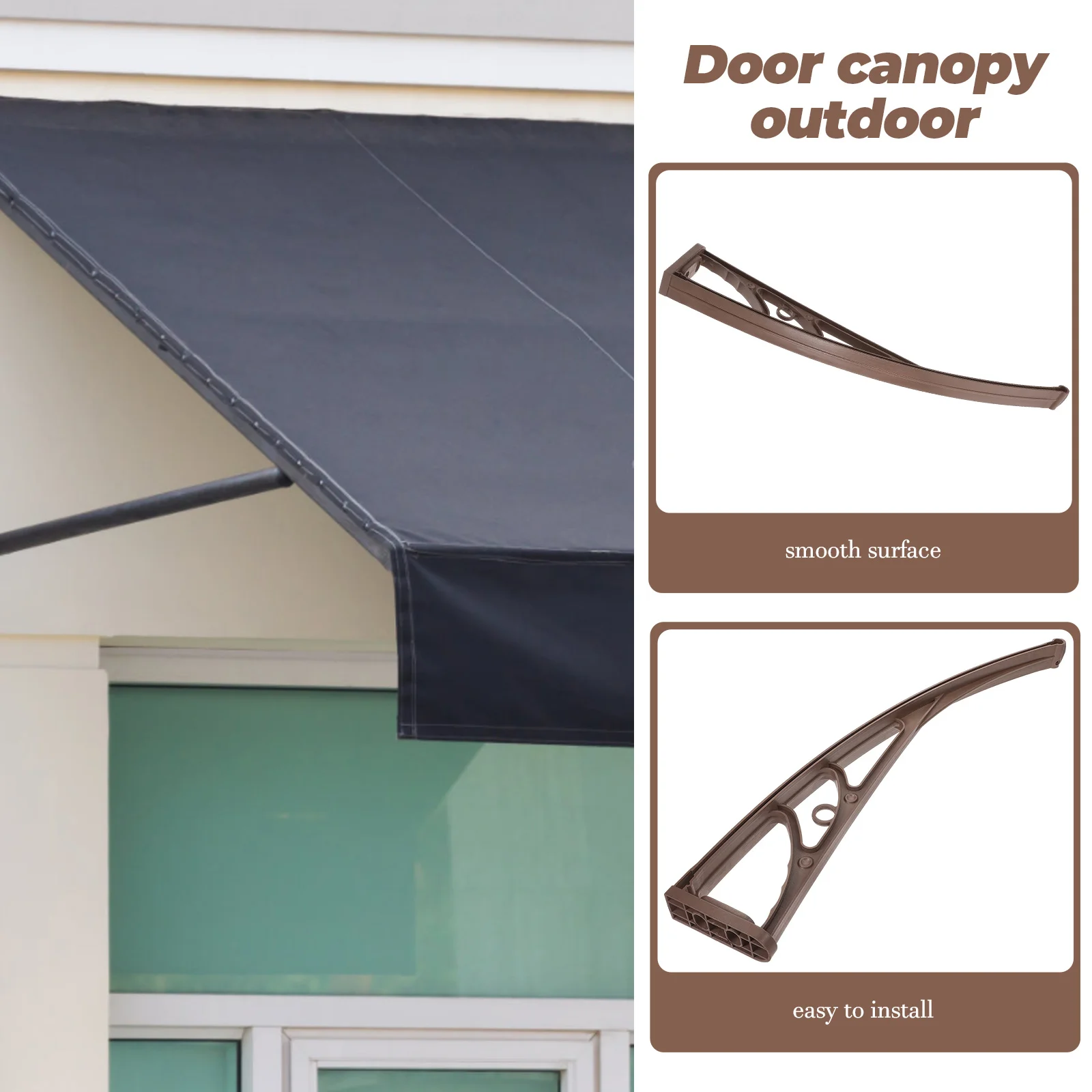 Awning Canopy Bracket Window Awning Bracket Front Door Patio Canopy Holder For Garden Balcony Door Entrance Window Porch